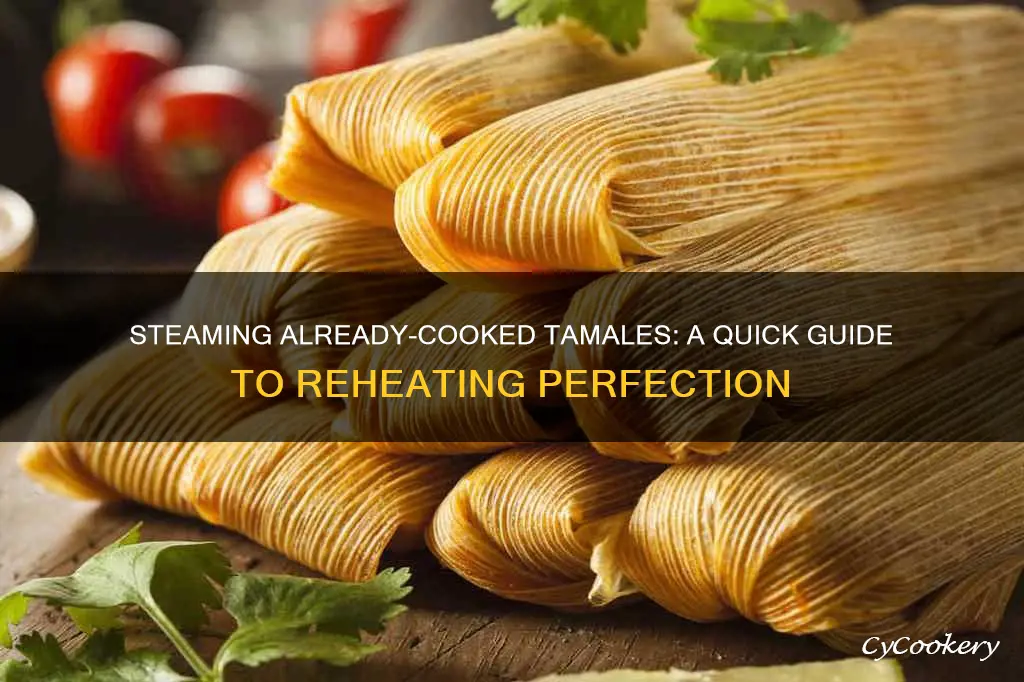 how to steam already cooked tamales