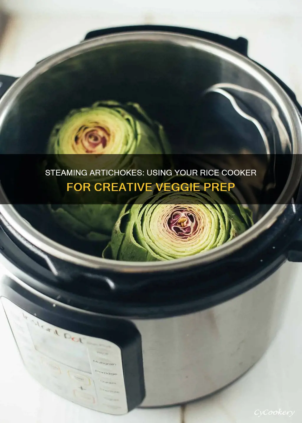 how to steam an artichoke in a rice cooker