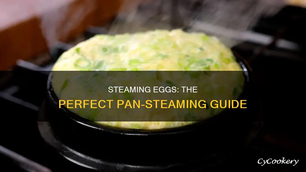 how to steam an egg in a pan