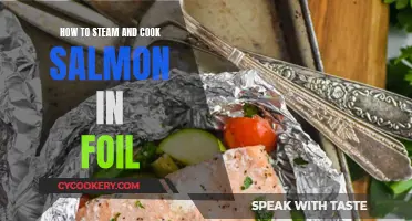 Steaming Salmon Perfection: Foil-Wrapped for Moisture