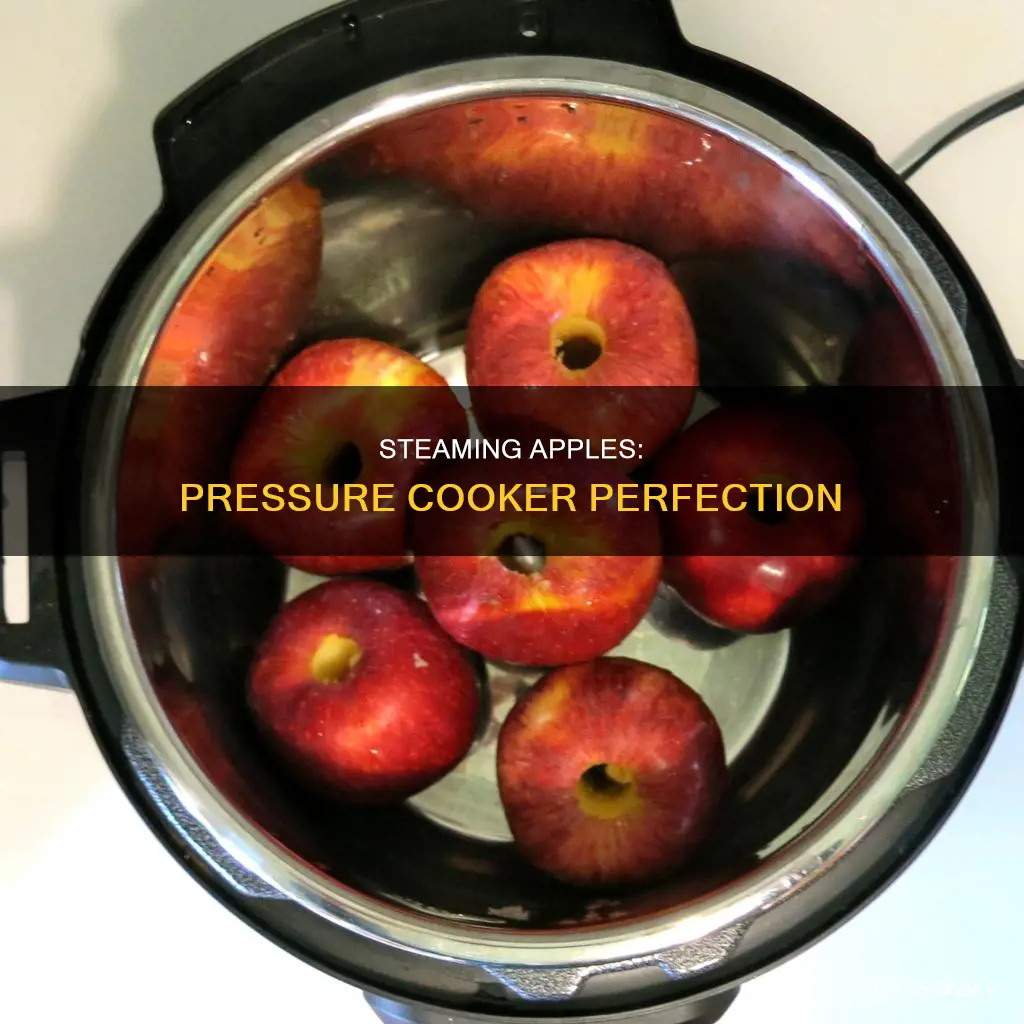 how to steam apple in pressure cooker