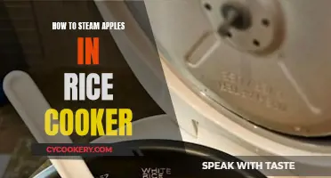 Steaming Apples in a Rice Cooker: A Quick Guide