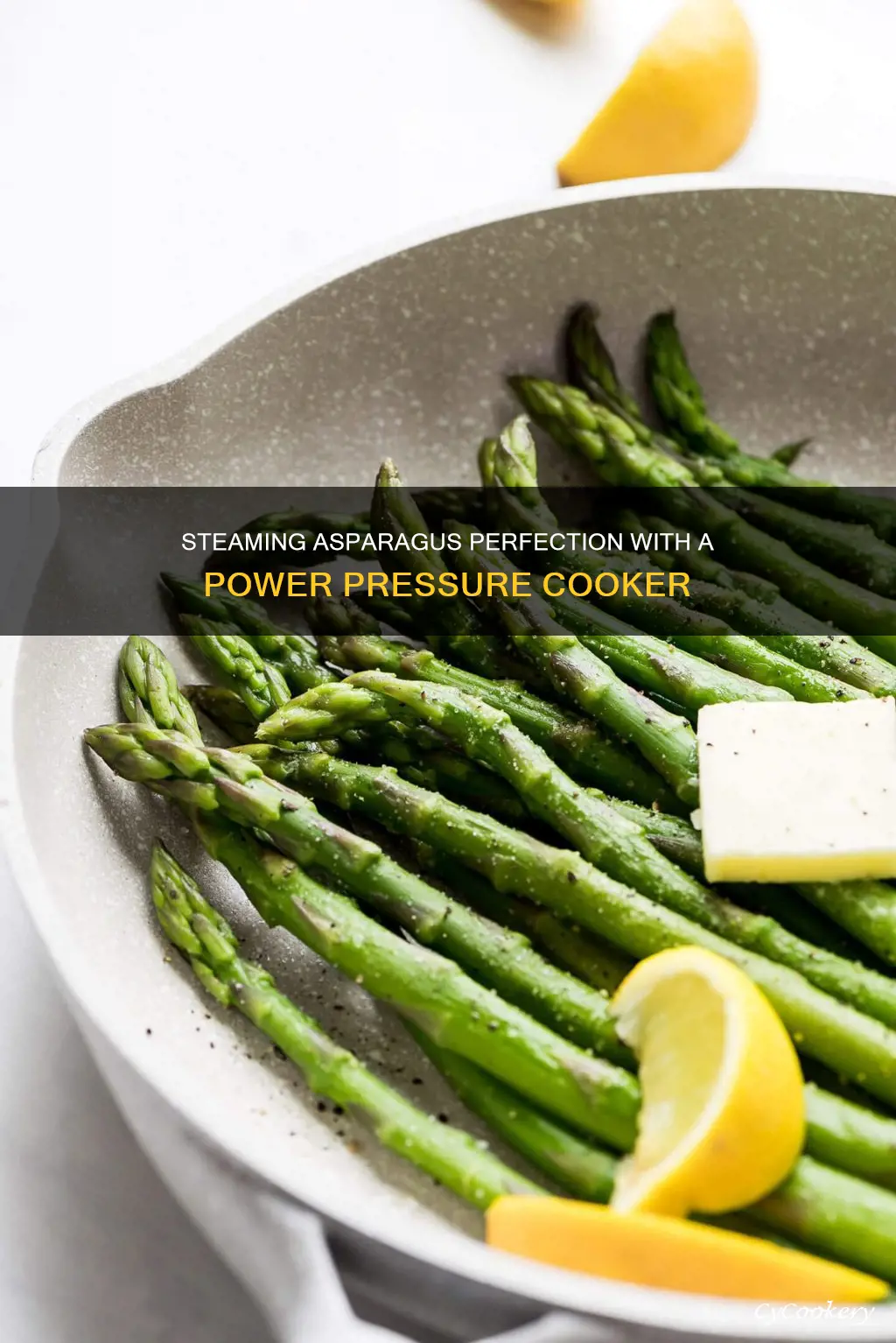 how to steam asparagus in a power pressure cooker