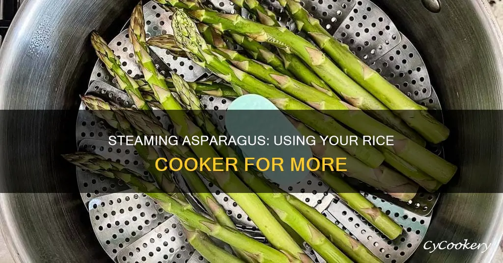 how to steam asparagus in rice cooker