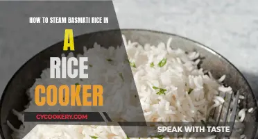 Steaming Basmati Rice: Using a Rice Cooker for Perfection