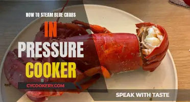 Steaming Blue Crabs: Pressure Cooker Method