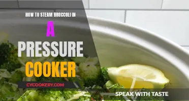 Steaming Broccoli: Using a Pressure Cooker the Right Way