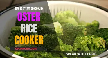 Steaming Broccoli: Using Your Oster Rice Cooker