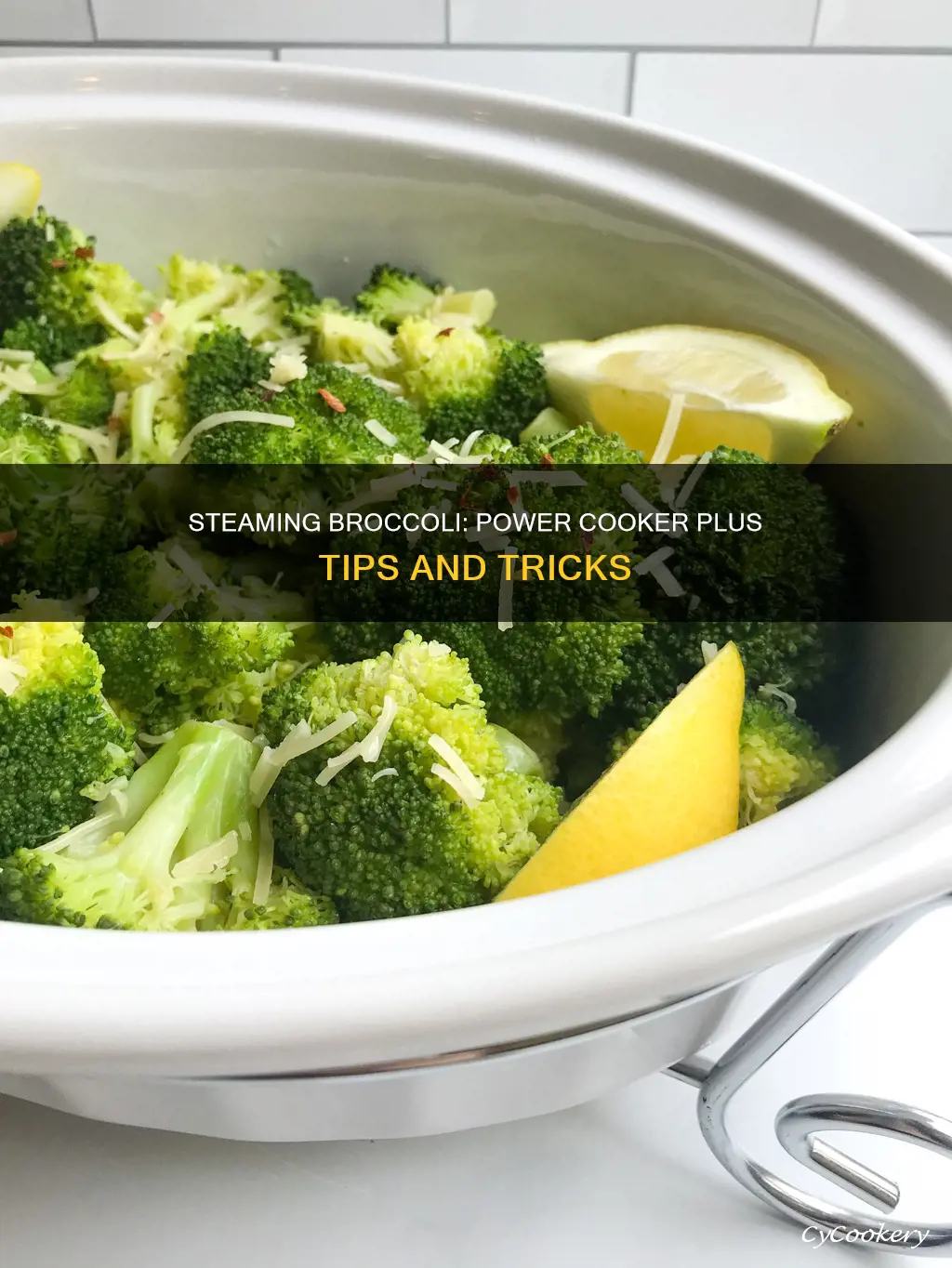 how to steam broccoli in power cooker plus