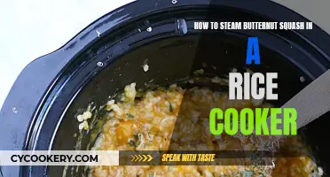 Steaming Butternut Squash: Rice Cooker Magic