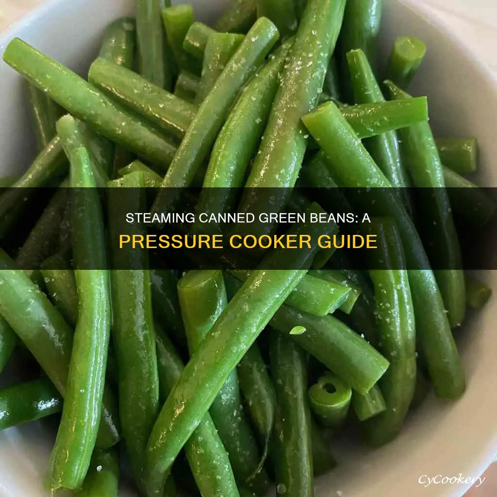 how to steam canned green beans in a pressure cooker