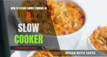 Steaming Carrot Pudding Perfection in a Slow Cooker