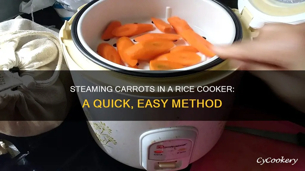 how to steam carrots in a rice cooker