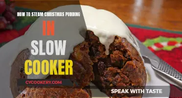 Steaming Christmas Pudding: Slow Cooker Style