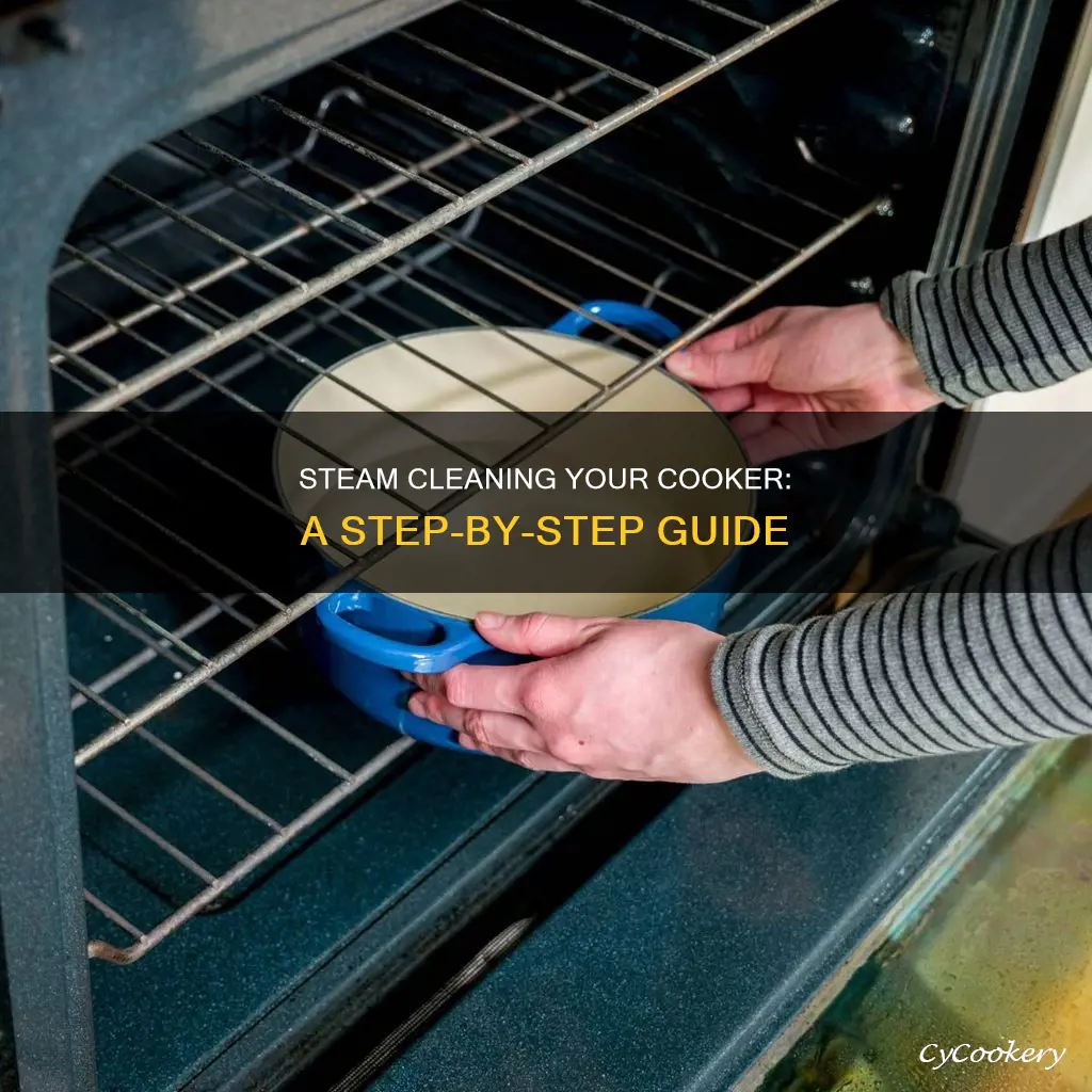 how to steam clean a cooker