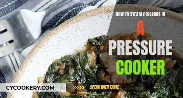 Steaming Collards: Pressure Cooker Perfection in Minutes