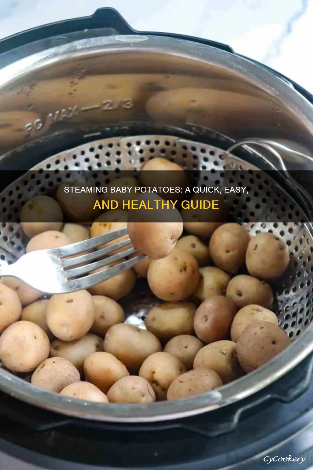 how to steam cook baby potatoes