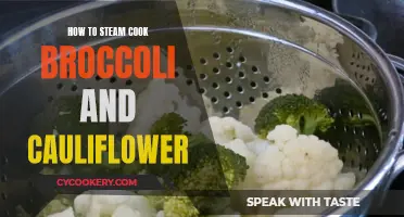 Steaming Veggies: Broccoli and Cauliflower Perfection