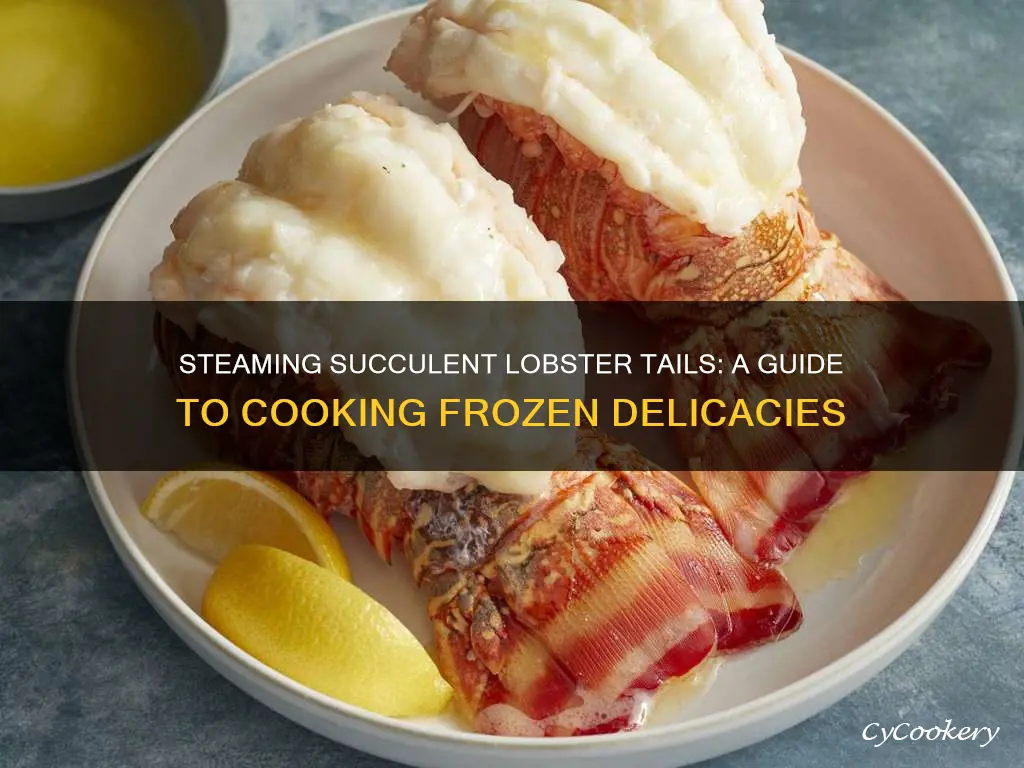 how to steam cook frozen lobster tails