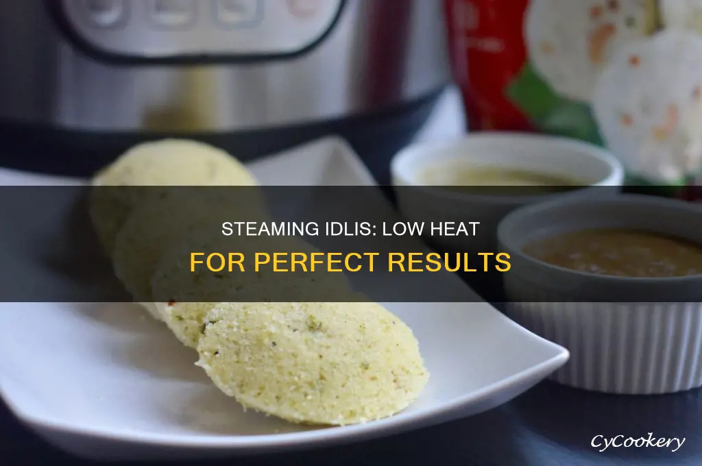 how to steam cook idli should heat be low