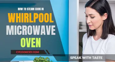 Steam Cooking with Whirlpool Microwave Ovens: A Guide