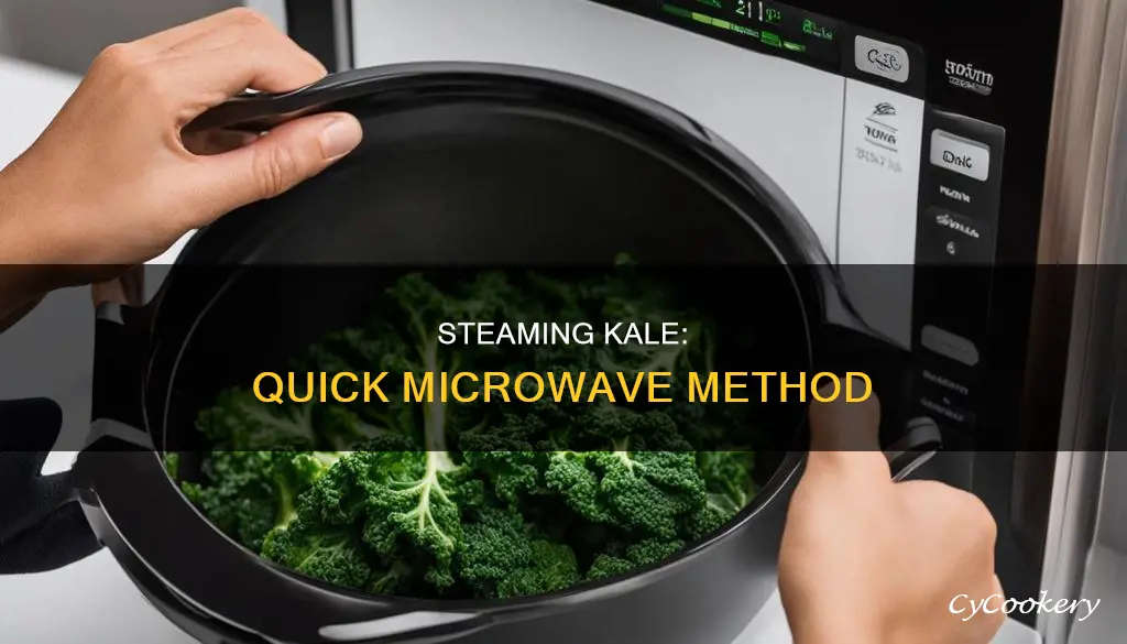 how to steam cook kale in microwave