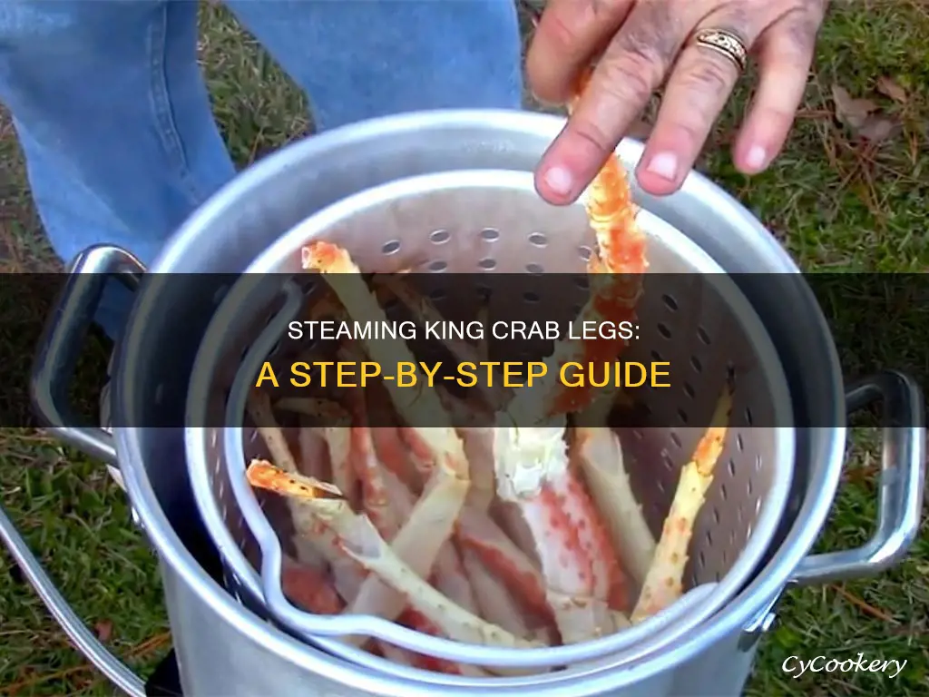 how to steam cook king crab legs