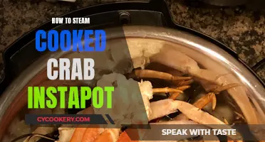 Steaming Crabs: Instant Pot Method for Succulent Shellfish