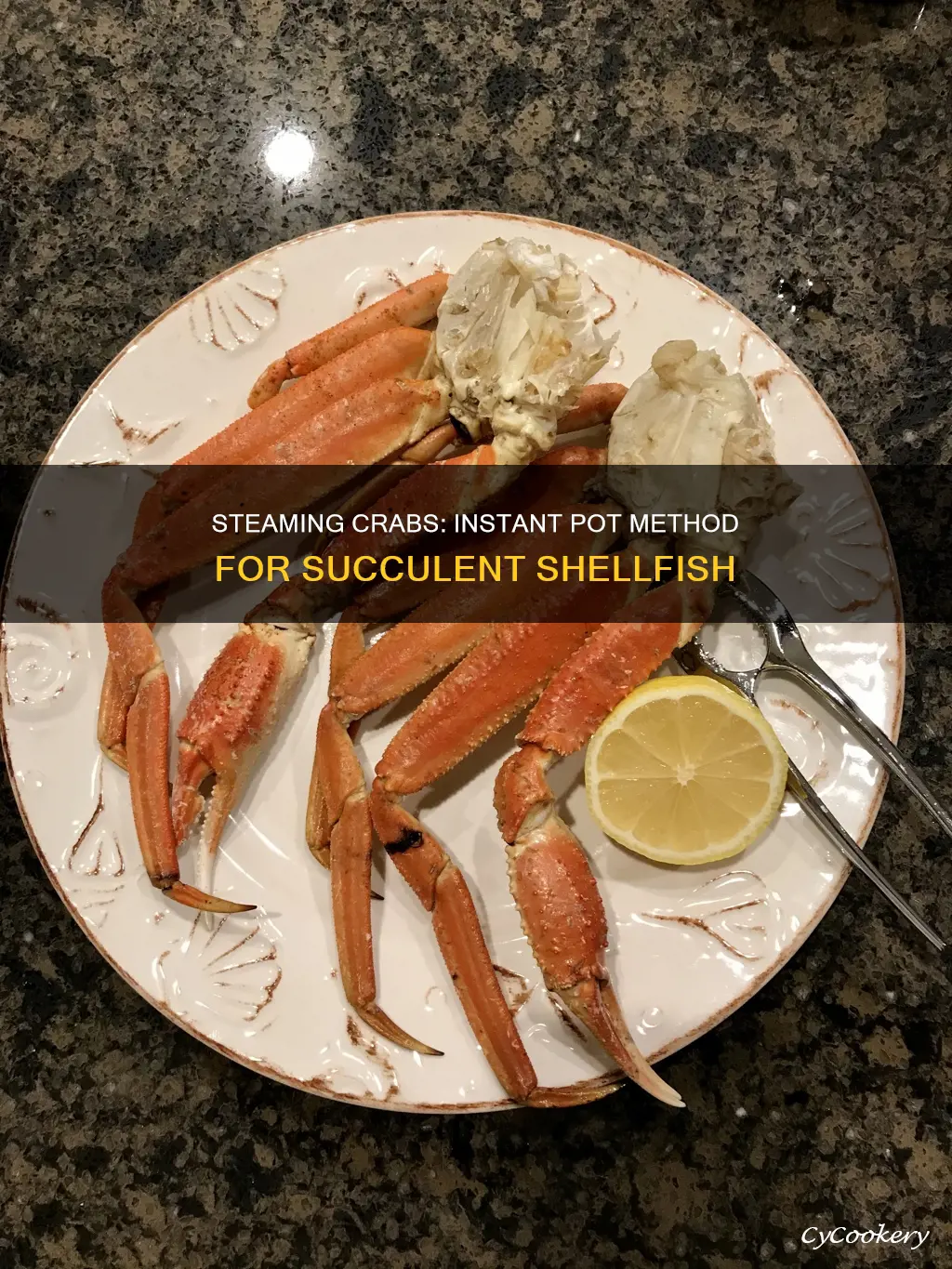 how to steam cooked crab instapot