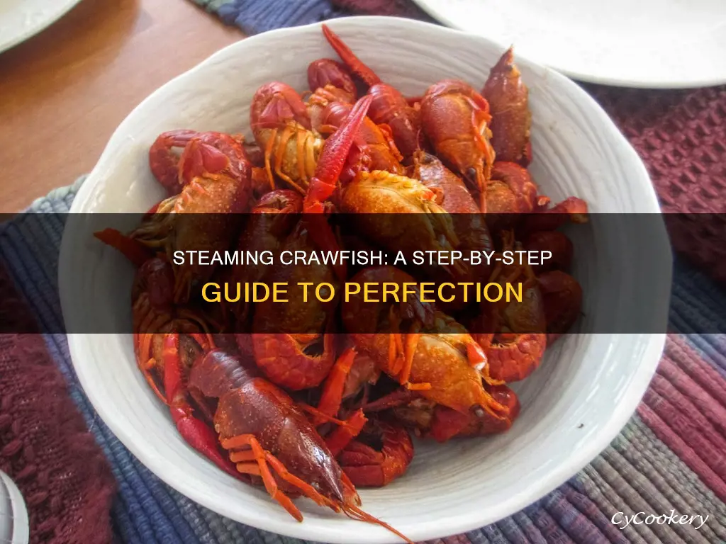 how to steam cooked crawfish