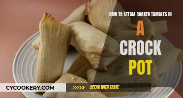 Steaming Tamales: Crock Pot Method