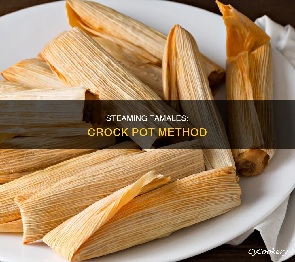 how to steam cooked tamales in a crock pot