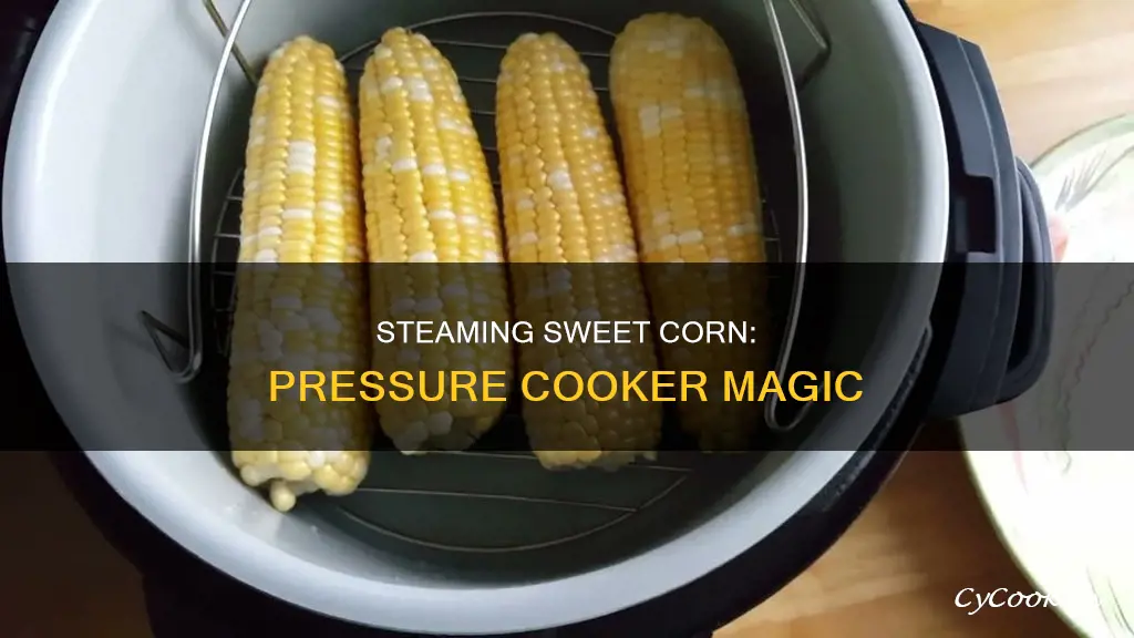 how to steam corn in a pressure cooker