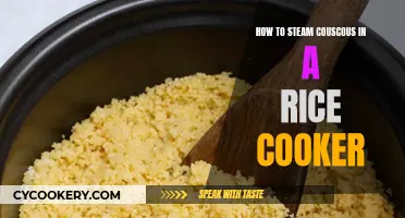 Steaming Couscous Perfection with Your Rice Cooker