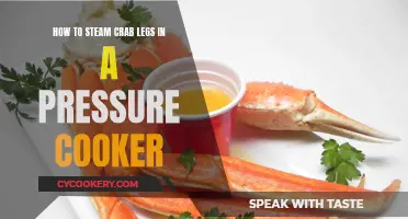 Steaming Crab Legs: Pressure Cooker Perfection