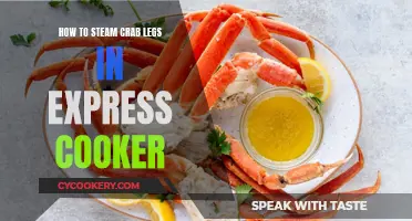 Steaming Crab Legs: Express Cooker Method