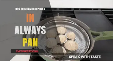 Steaming Dumplings: The Always Pan Method
