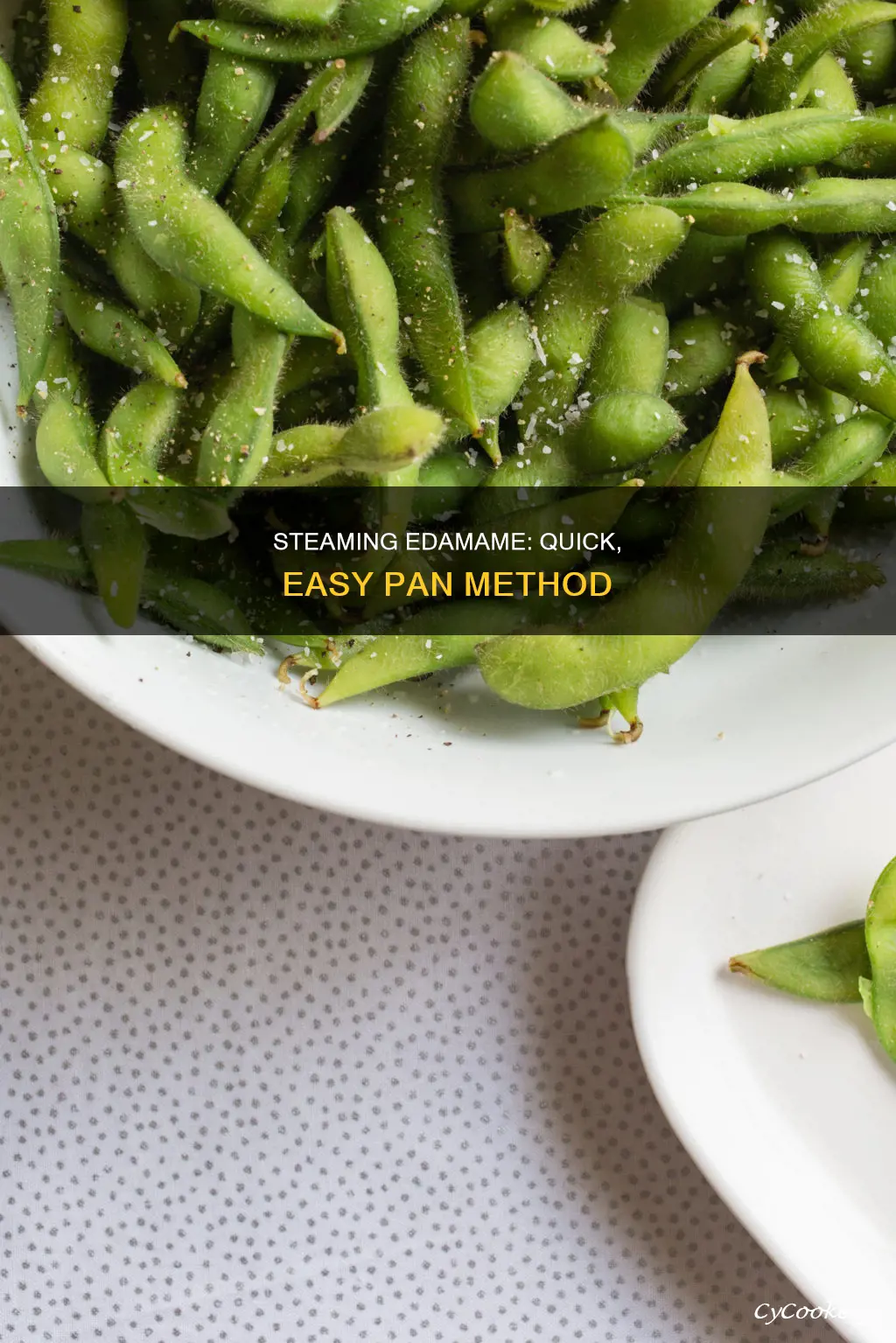 how to steam edamame in a pan