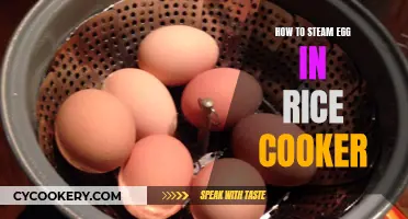 Steaming Eggs in a Rice Cooker: Easy, Quick, and Efficient!