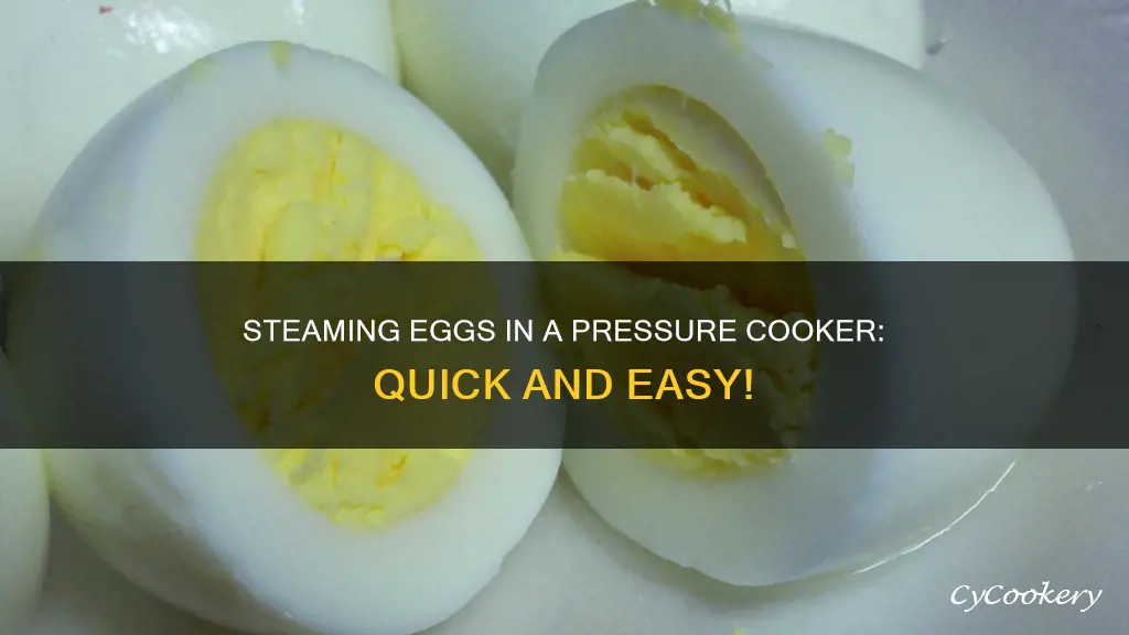 how to steam eggs in a pressure cooker