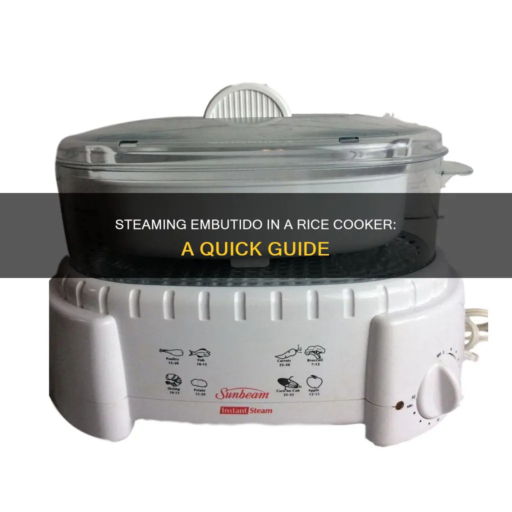 how to steam embutido in a rice cooker