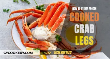 Steaming Frozen Crab Legs: A Quick, Easy Guide