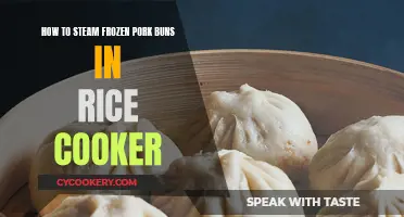 Steaming Frozen Pork Buns: Using Your Rice Cooker