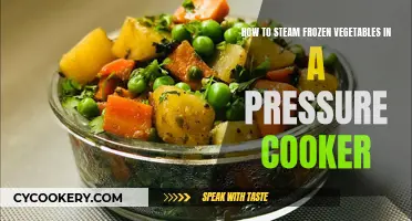 Steaming Frozen Veggies: Pressure Cooker Perfection