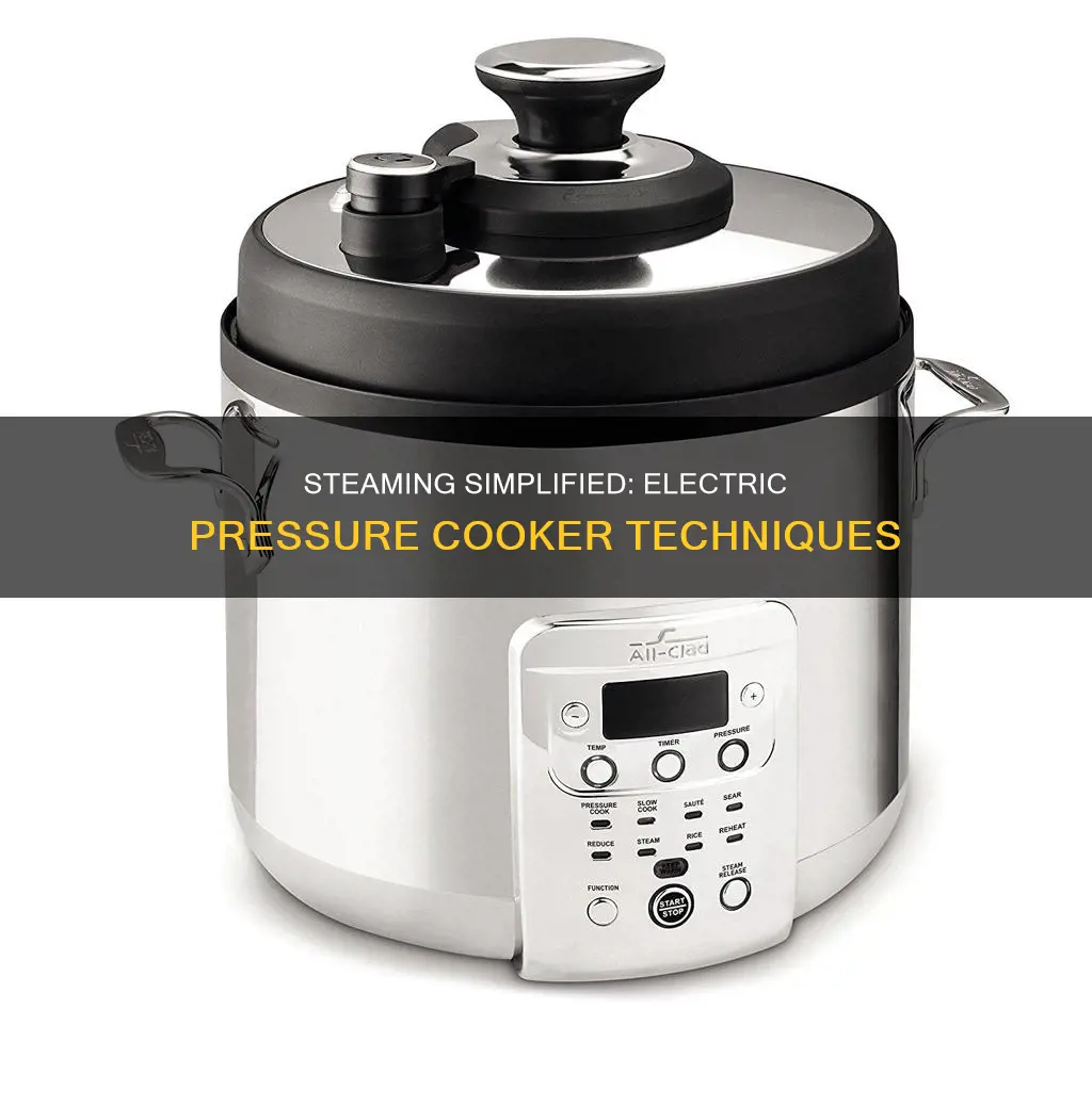 how to steam in electric pressure cooker