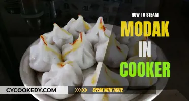 Steaming Soft, Perfect Modak: The Cooker Method