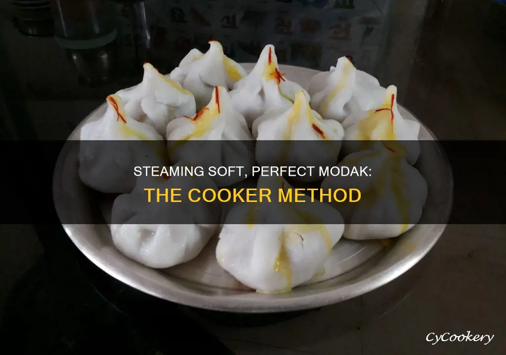 how to steam modak in cooker