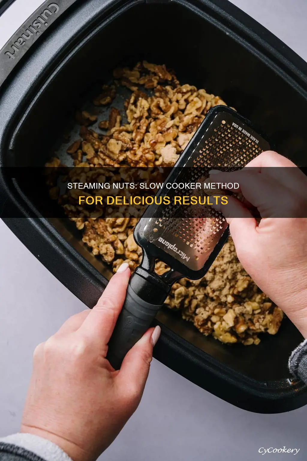 how to steam nuts in a slow cooker