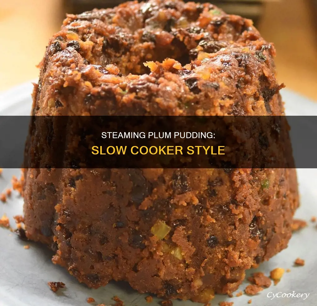 how to steam plum pudding in slow cooker