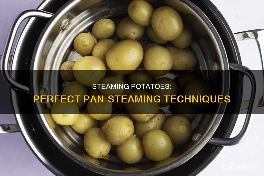 how to steam potatoes in a pan